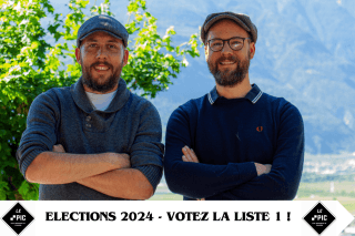 Le conseiller sortant Luc Monsciani Carrupt (à droite) fait ticket commun avec Fabien Clerc, pour le Parti indépendant de Chamoson (PIC)